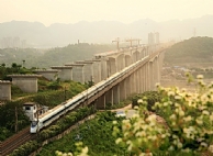 Xinjingkou Crossing-Jialing River Bridge of the Lanzhou-Chongqing Railway