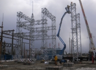 Photos of the Substation Construction Site